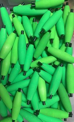 green cigar Peg Floats that are NON Slotted